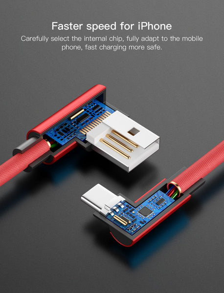 Câble USB Type-C 90° PZOZ